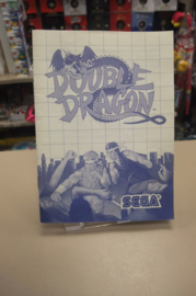 Master System Double Dragon Blue cartridge (cib) usa