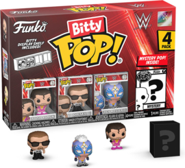 Razor Ramon, Diesel, Rey Mysterio, en mysterie verassingsfiguurtje Bitty POP! WWE nieuw