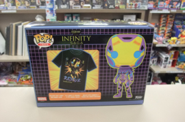 Rescue Pop! & Tee Box Set Blacklight Large POP! Marvel The Infinity Saga sealed