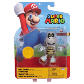 Dry bones with coin 10cm wave 40 super mario nieuw