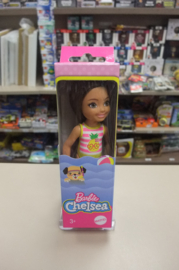 Chelsea pop 14 cm zwemkleding annanas Barbie nieuw
