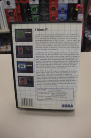 Master System Ultima IV with map and The History of Britannia (cib)