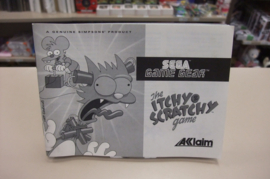 Game Gear The Itchy & Scratcch Game (cib)