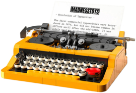 1980 Typewriter Construction Kit Pop Series 254 pc nieuw