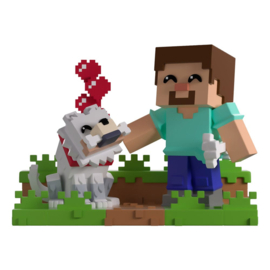 Taming a Wolf 10 cm Minecraft nieuw Youtooz