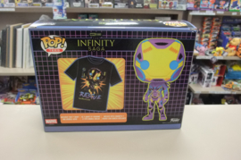 Rescue Pop! & Tee Box Set Blacklight Small POP! Marvel The Infinity Saga sealed