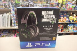 PS3 Grand theft Auto V Pulse Wireless Stereo Headset (cib)