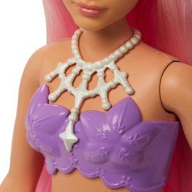 Zeemeermin pop met roze haar 28 cm Barbie Dreamtopia nieuw
