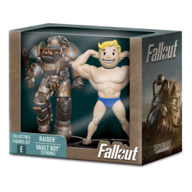 Raider & Vault Boy (strength) fallout 2 mini figures 7cm nieuw