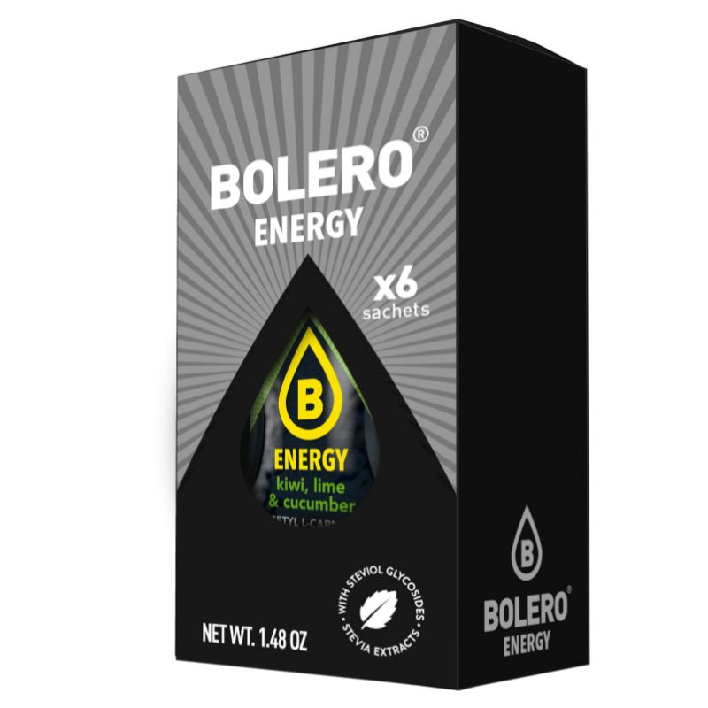 Bolero Energy drink Kiwi & Lime & cucumber 6 x 14 gr  ( 9 lt )