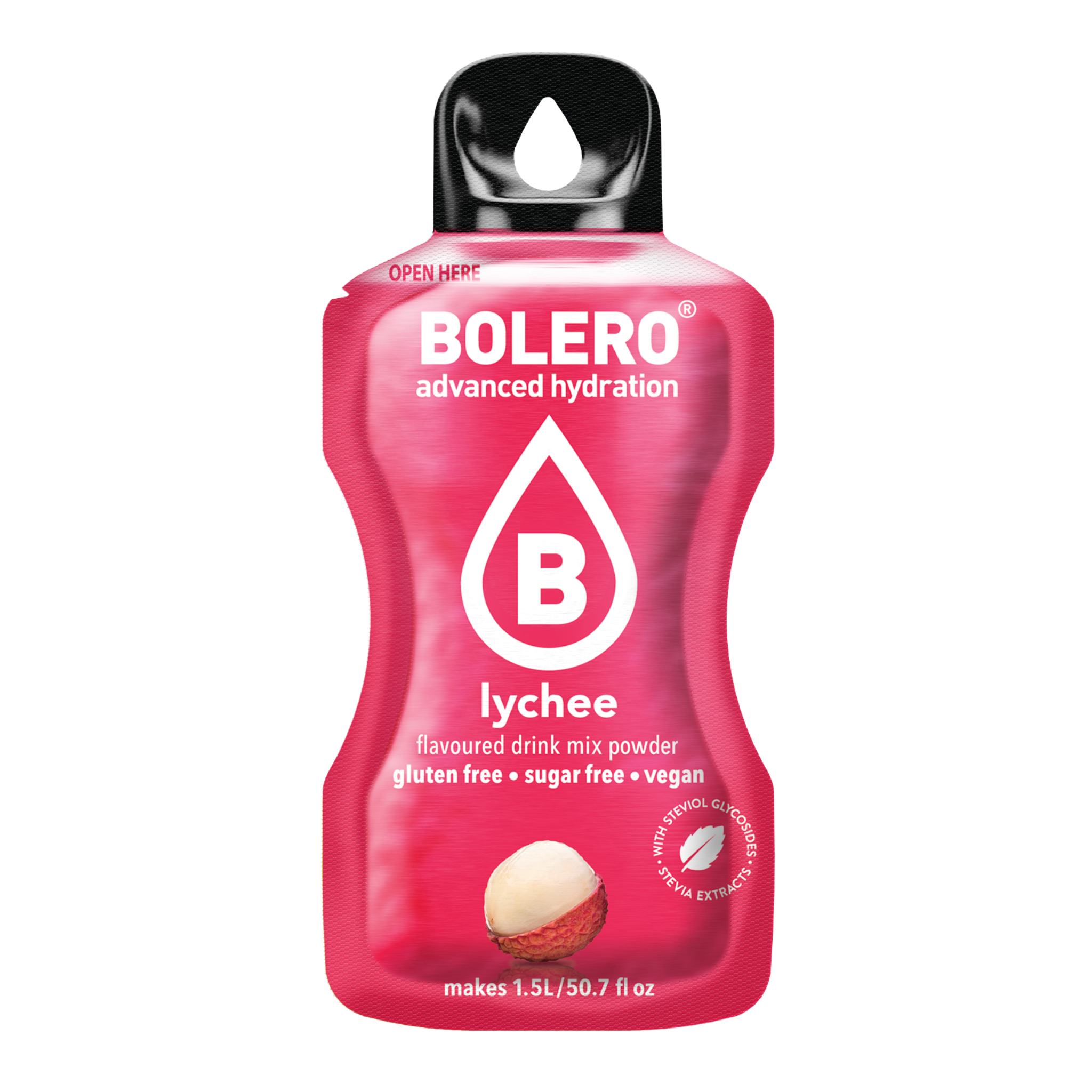 Bolero Drink Lychee 12 x 3 gr voor/pour 12 lt