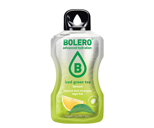 Bolero Drink Iced green tea Lemon 12 x 3 gr voor/pour 12 lt