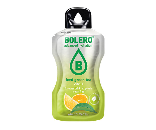 Bolero Drink Iced green tea Citrus 12 x 3 gr voor/pour 12 lt