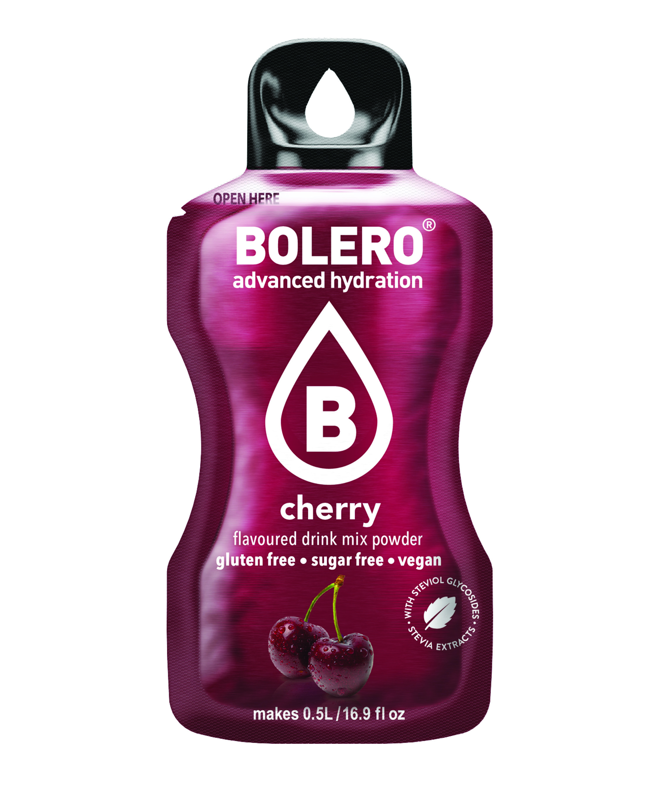 Bolero Drink Cherry 12 x 3 gr voor / pour 12 lt
