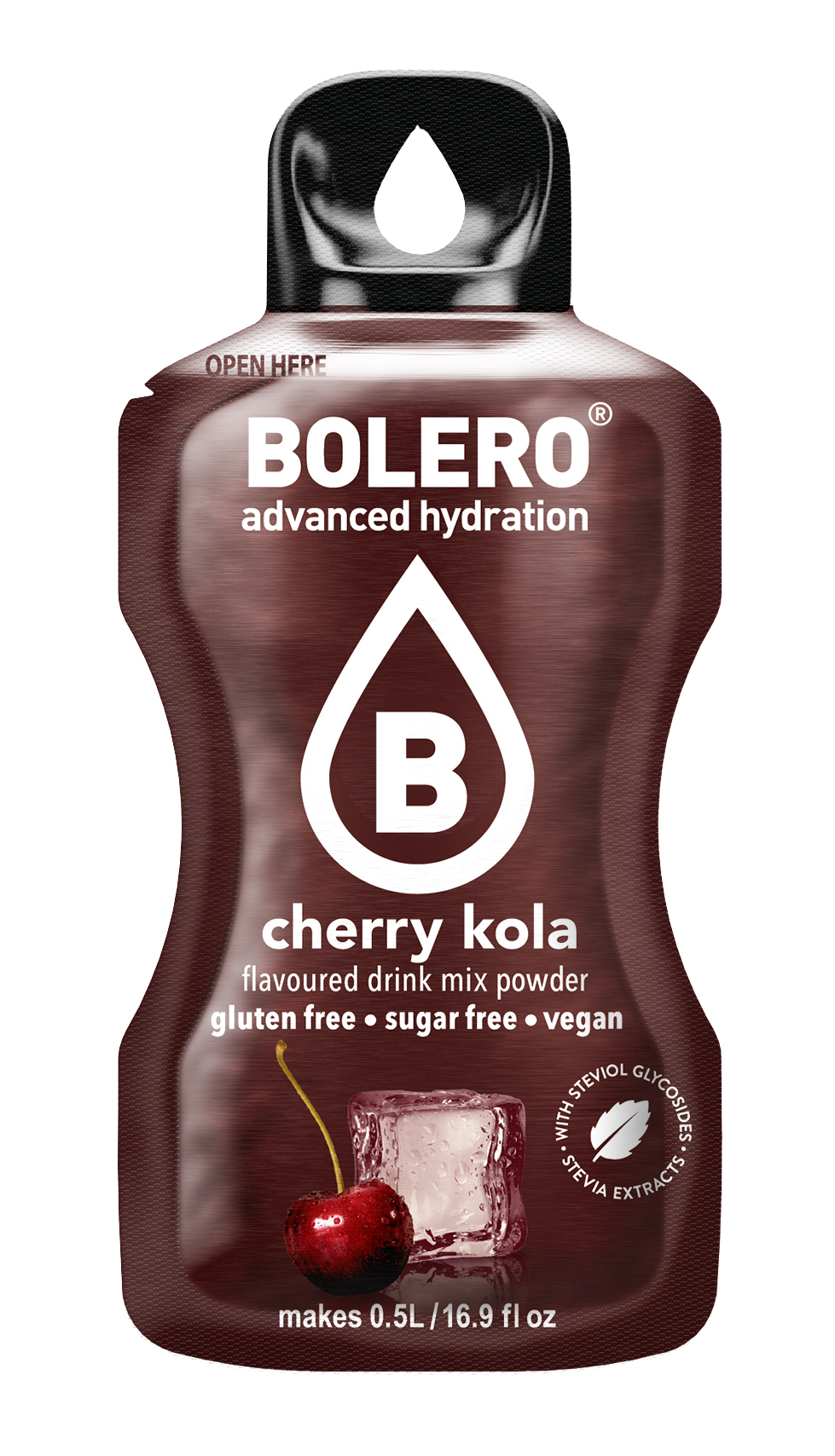 Bolero drink Cherry kola 12 x 3 gr voor/pour 12 lt Cherry kola