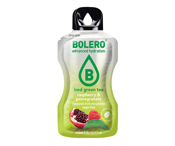 Bolero Drink Iced green tea Raspberry & pommegranate 12 x 3 gr  ( 12 lt )