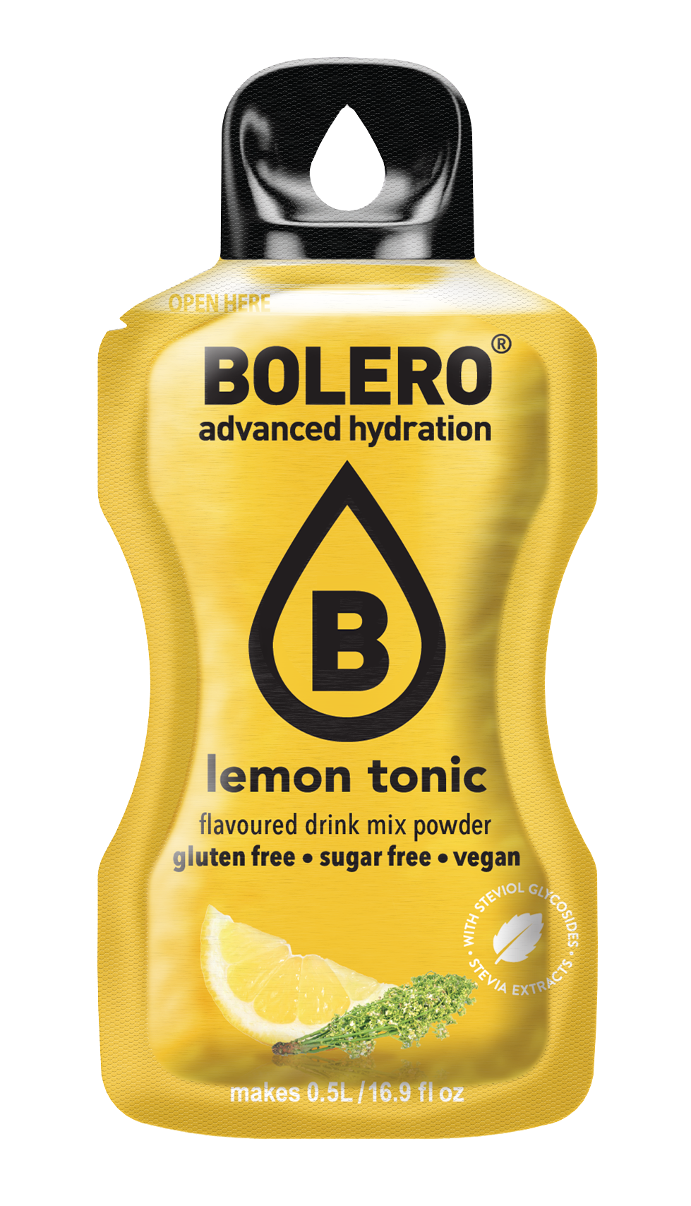 Bolero Lemon Tonic 12 x 3 gr voor/pour 12 lt