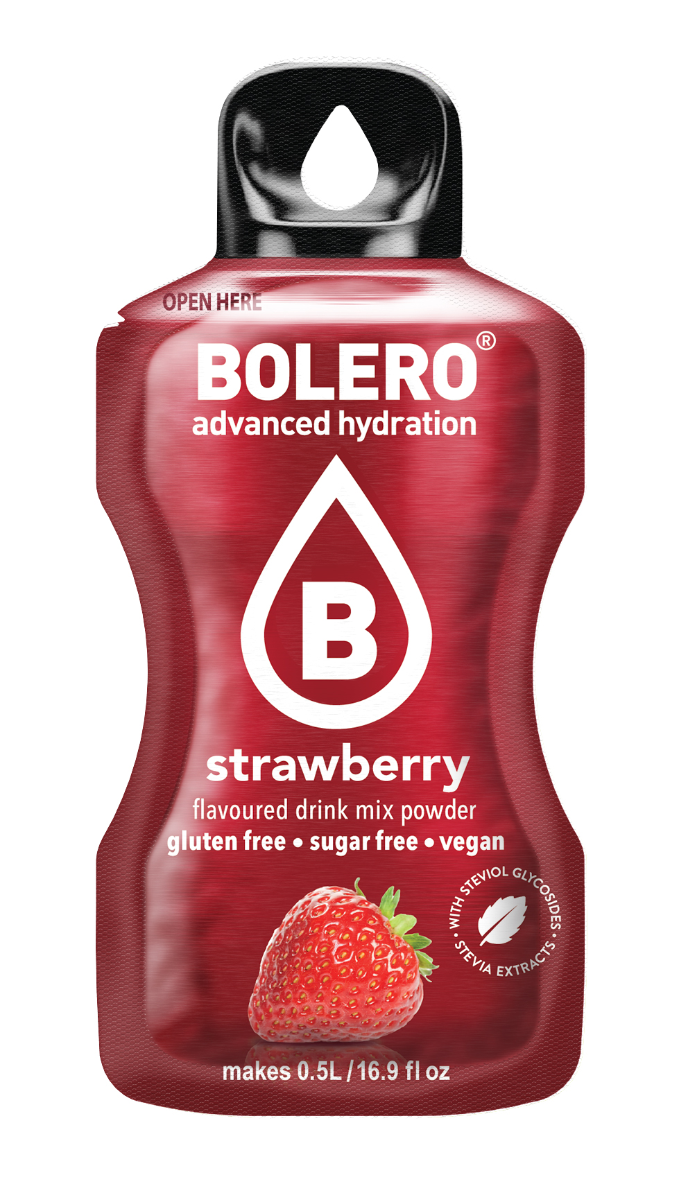 Bolero Drink strawberry 12 x 3 gr voor/pour 12 lt
