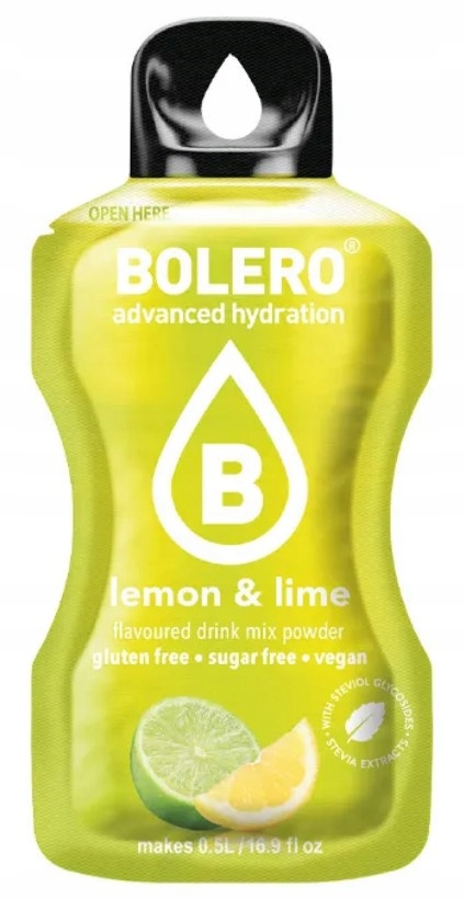 Bolero drink Lemon Lime 12 x 3 gr voor /pour 12 lt