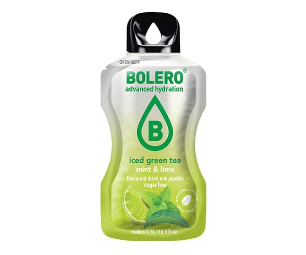 Iced green tea Mint & Lime 12 x 3 gr voor/pour 12 lt
