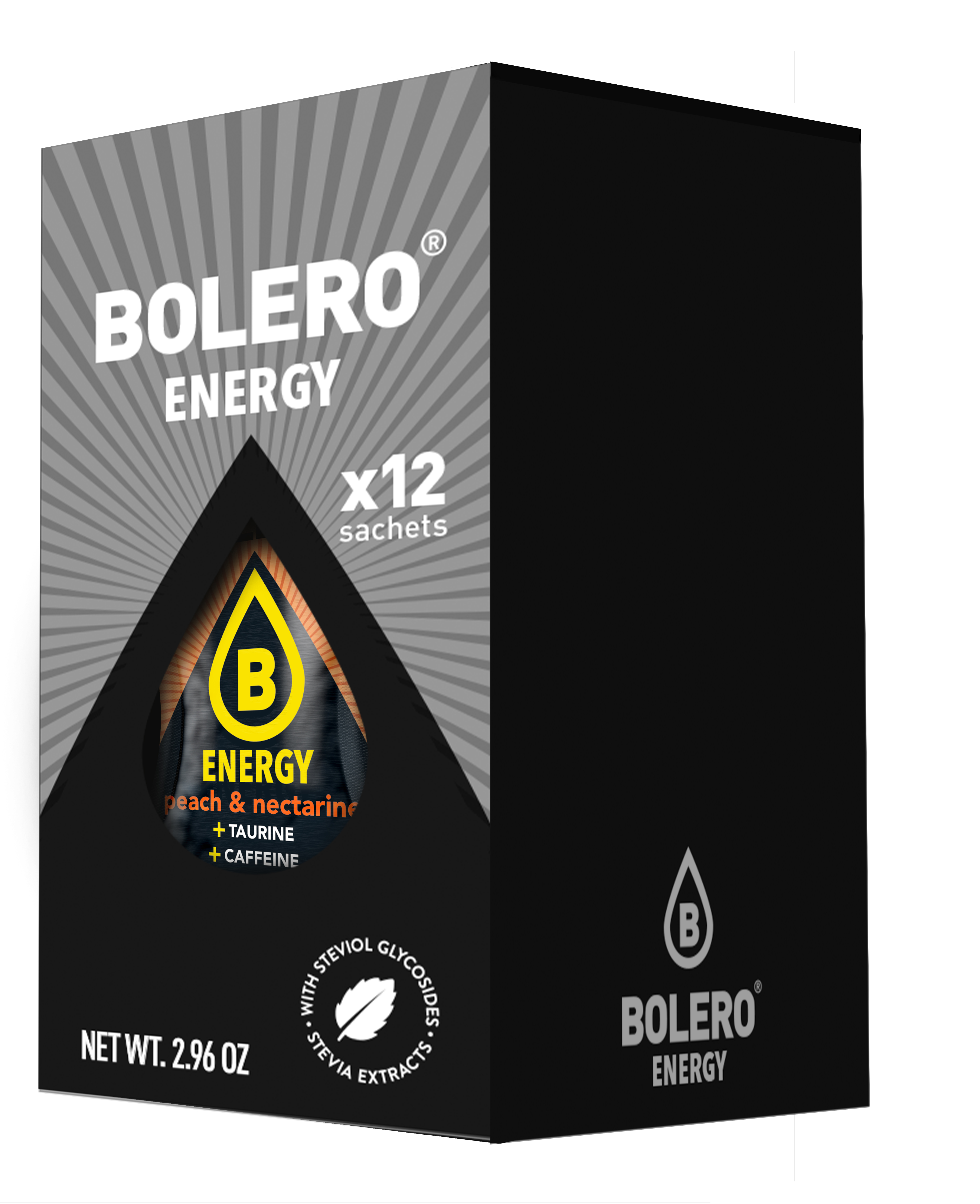 Bolero Eenergy drink Peach & nectarine 6 x 14 g voor/pour 9 lt