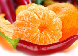 Juicy Orange with Red Chili