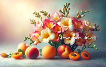 Brams Freesia met Abrikozen
