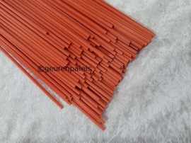 Reed-Ratan Fiber Stokjes Oranje 22 cm