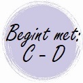 Geur begint met: C - D