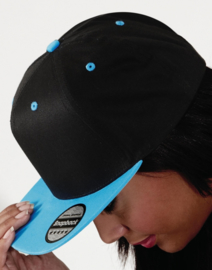 5 Panel Contrast Snapback (Diverse Kleuren) met bedrukking