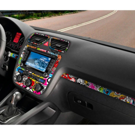 AutoStyle Stickerbomb Folie - Graffiti design 2 - Rol 60x200cm - zelfklevend