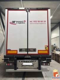 🚛✨ Een project om trots op te zijn!✨🚛  👉Voor MC Transport uit Dendermonde verzorgden wij van www.sticker-cadeaushop.be de volledige aanpak van 8 trailers