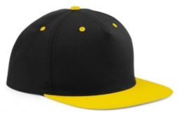 5 Panel Contrast Snapback (Diverse Kleuren) met bedrukking