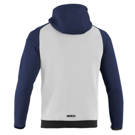 Hooded sweater +rits Hoody