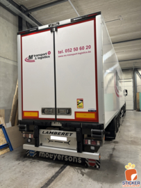 🚛✨ Een project om trots op te zijn!✨🚛  👉Voor MC Transport uit Dendermonde verzorgden wij van www.sticker-cadeaushop.be de volledige aanpak van 8 trailers