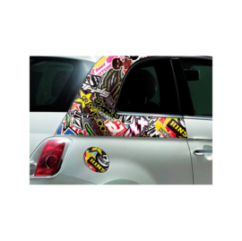AutoStyle Stickerbomb Folie - Graffiti design 2 - Rol 60x200cm - zelfklevend