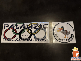 😀😀Vinyl Stickers geprint met Laminaat voor langere levensduur voor onze klant, inclusief de montage ervan😀😀