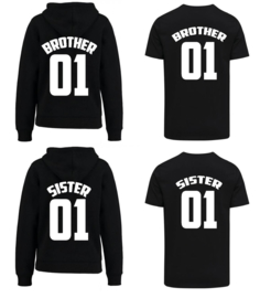 Shirt + Hoodie Brother & Sister
