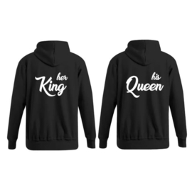 Hoodie Her King & His Queen