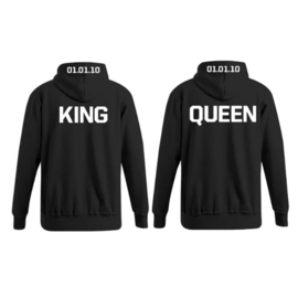 Hoodie King & Queen + Datum