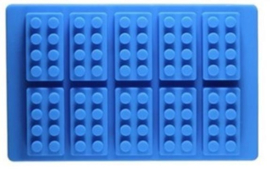 Siliconen ijsvorm mal LEGO Blauw