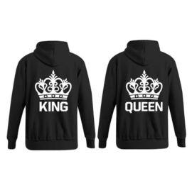 Hoodie King & Queen + Kroon