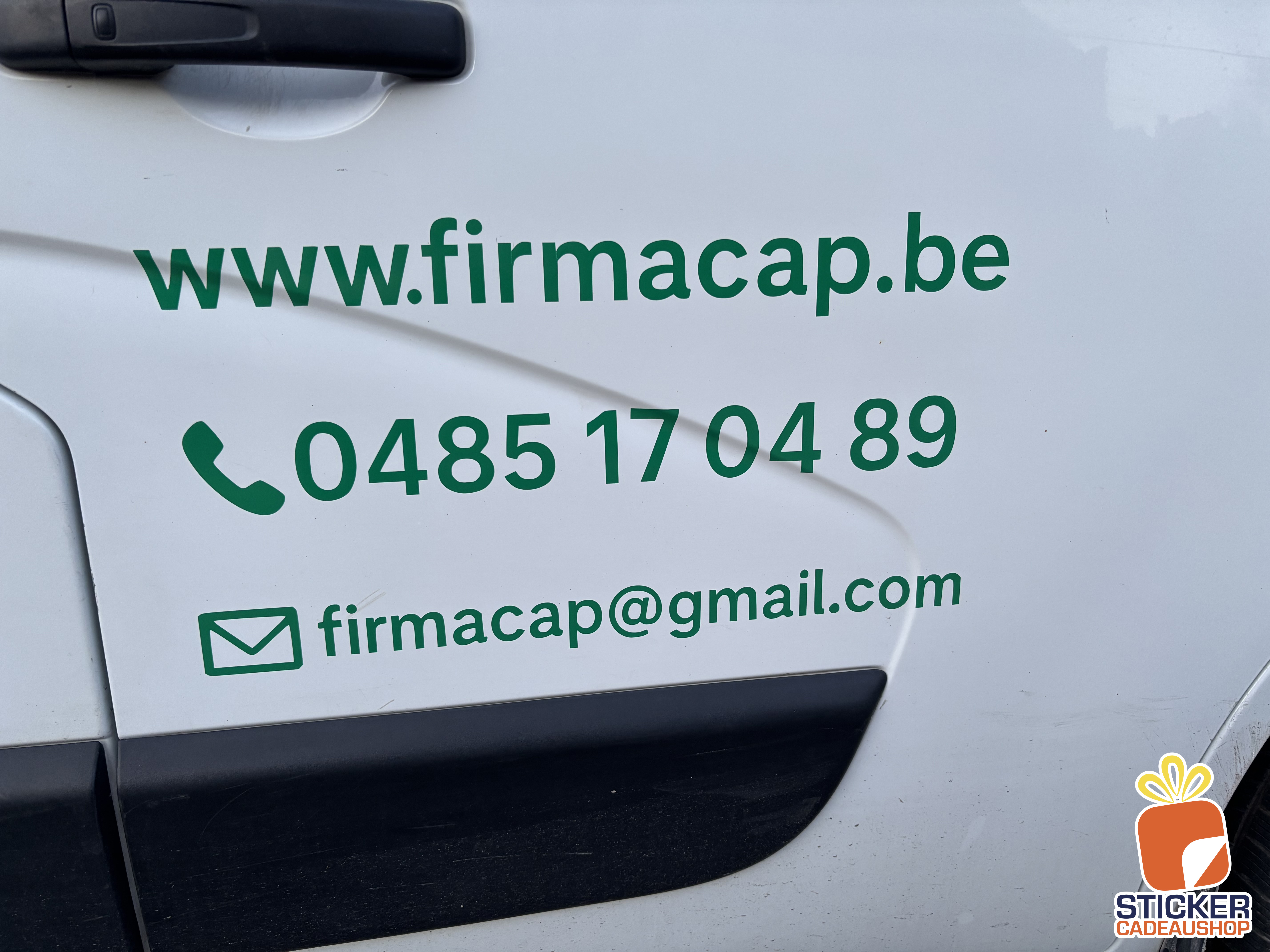😍😍Voor de 2de keer deze Klant zijn bedrijfswagen mogen Beletteren😍😍  FIRMA CAP  😎
