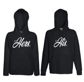 Hoodie His and Hers hartje