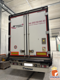 🚛✨ Een project om trots op te zijn!✨🚛  👉Voor MC Transport uit Dendermonde verzorgden wij van www.sticker-cadeaushop.be de volledige aanpak van 8 trailers