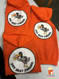 😍😍Voor onze Vaste Klant DKV Grat Canard weer wat nieuwe Hoodie's mogen bedrukken😍😍