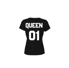 T-shirt Queen + Rugnummer