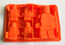 Siliconenvormen " LEGO " voor chocolaatjes Rood