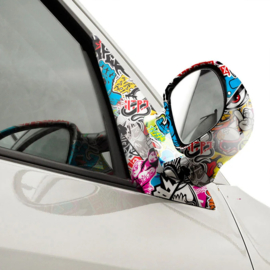 AutoStyle Stickerbomb Folie - Graffiti design 2 - Rol 60x200cm - zelfklevend