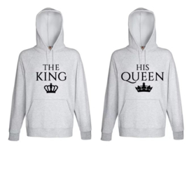 Hoodie The King & His Queen + Kroontje